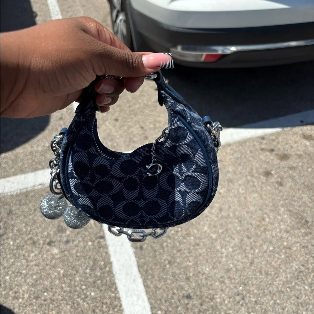 Coach Navy Blue Women's Bag - Picture 2 of 8
